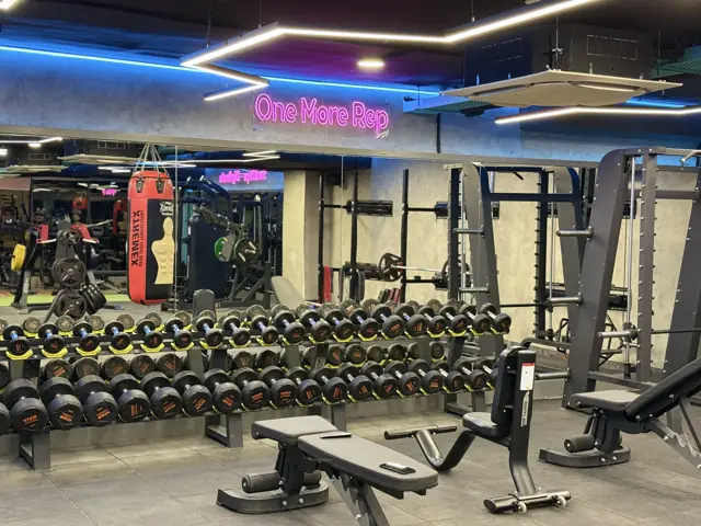 Dumbbell rack and benches