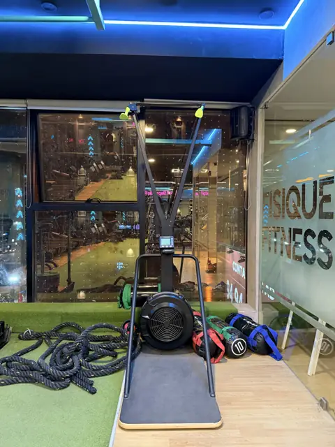 Battle ropes and sled